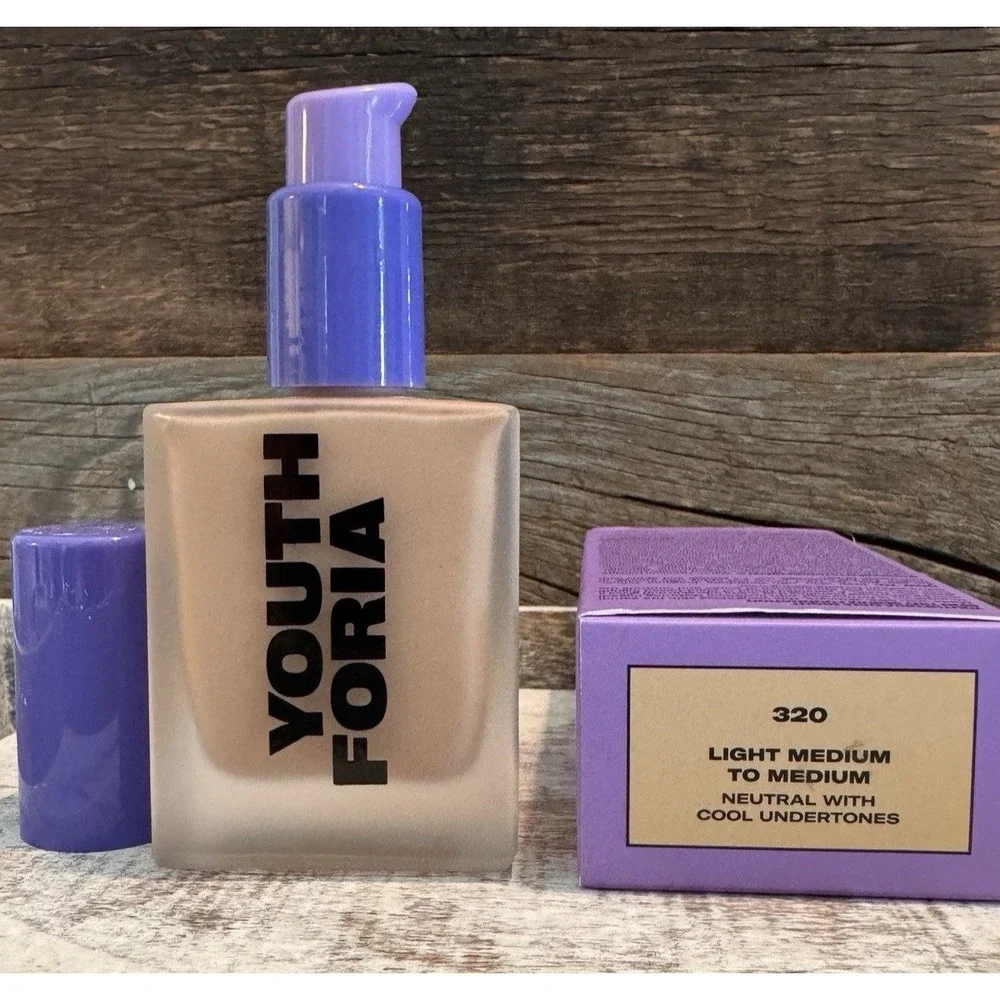 Youth Foria Date Night‎ Skin Tint Serum Foundation #320 Light-Med | DISCONTINUED